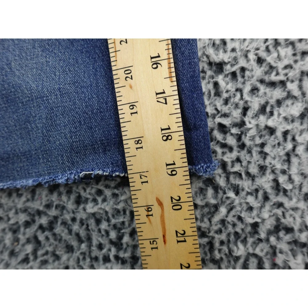 Levi's 501 Selvedge Cutoff Denim Shorts Blue Distressed Frayed Hem Men's Size 32